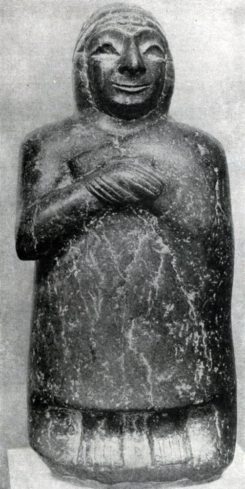 18. Статуэтка из Ура. Около 2500 г. до н. э. Лондон. Британский музей. 
