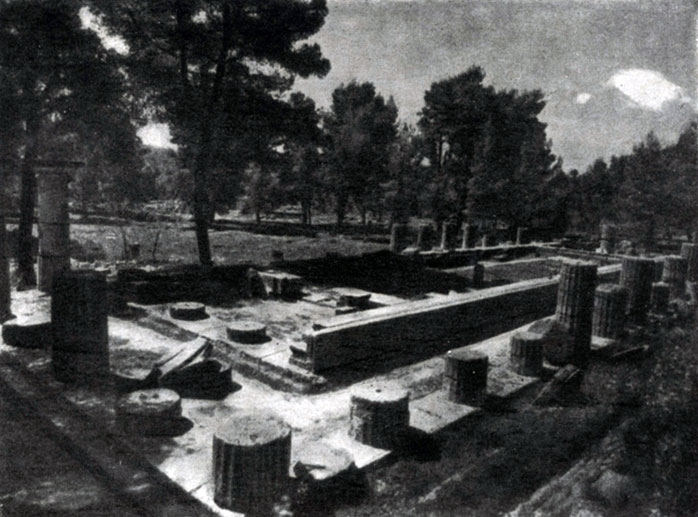 114 а. Храм Геры (Герайон) в Олимпии 7 в. до н. э.