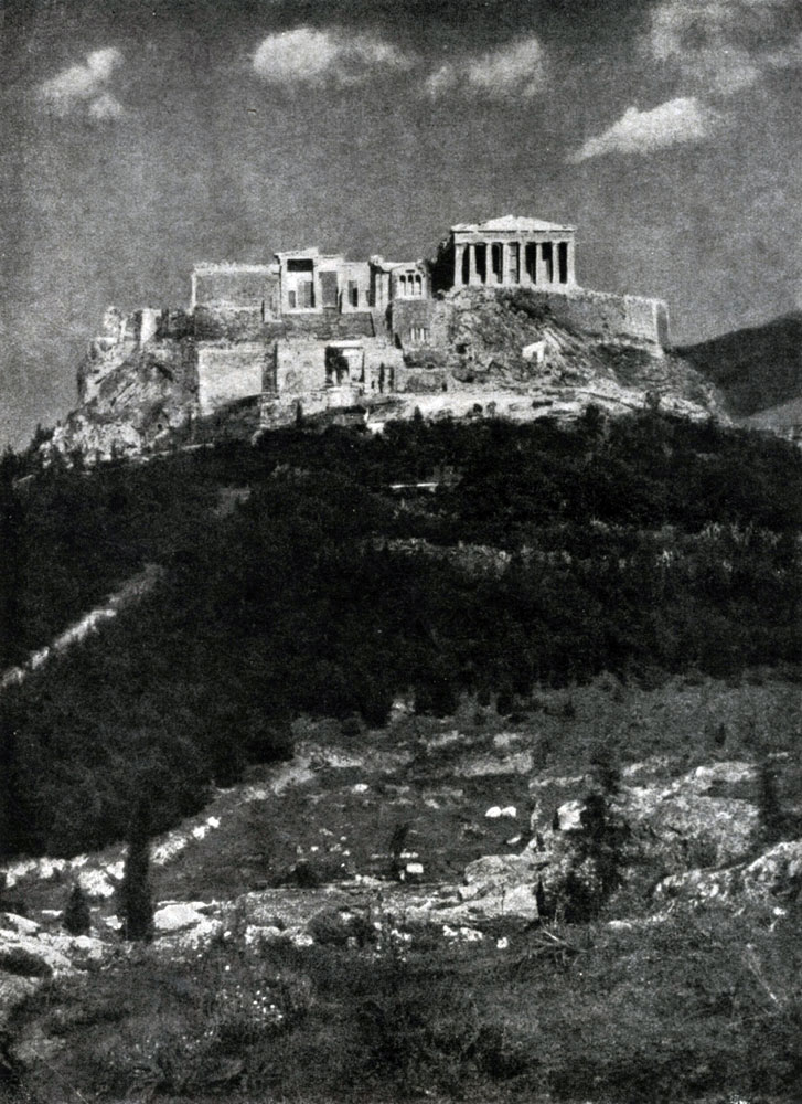 160. Акрополь в Афинах. Вид с запада.