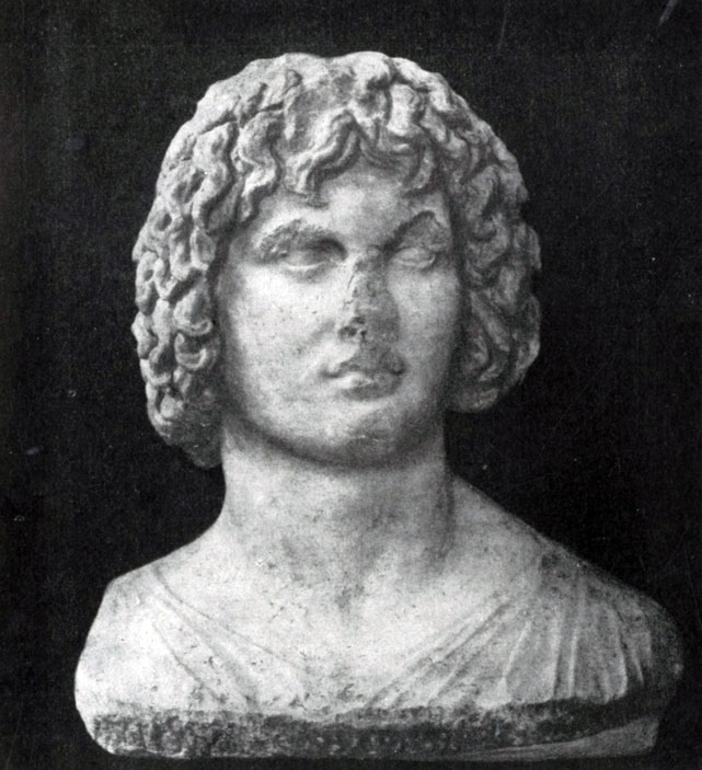 212 а. Голова Евбулея из Элевсина. Мрамор. Вторая половина 4 в. до н. э. Афины. Национальный музей.