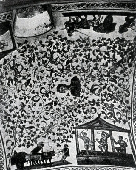 309 6. Церковь Санта Костанца в Риме. Мозаика свода. Середина 4 в. 