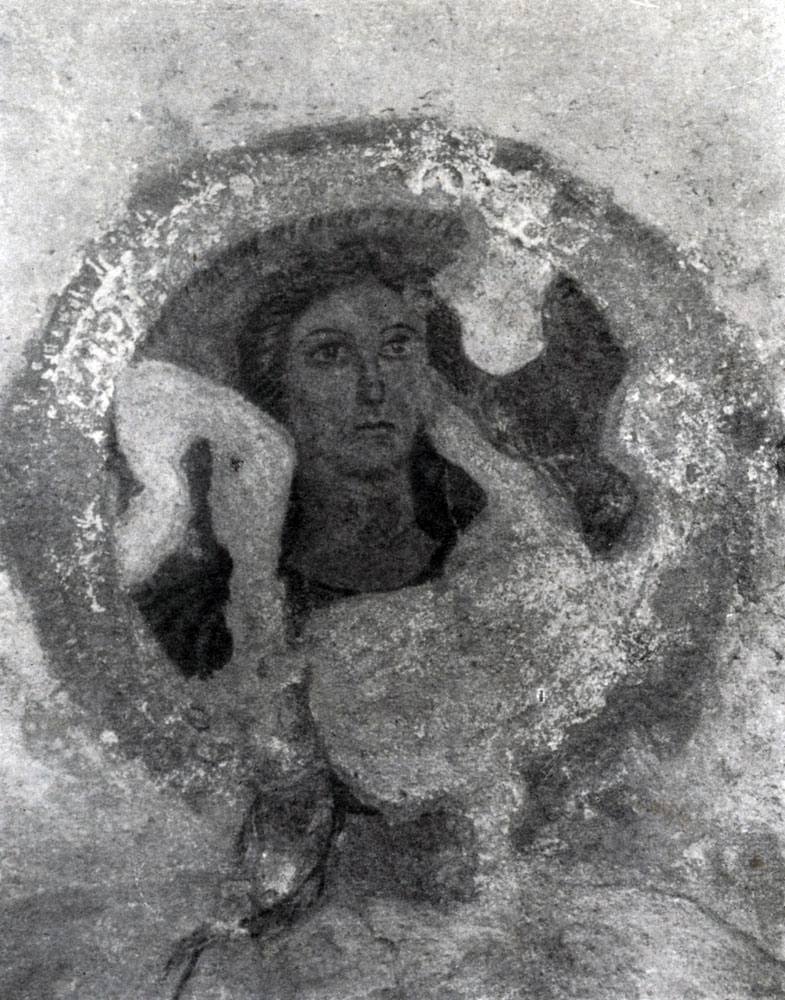 313. Голова Деметры. Роспись склепа Деметры в Пантикапее (Керчи). 1 в. н. э.