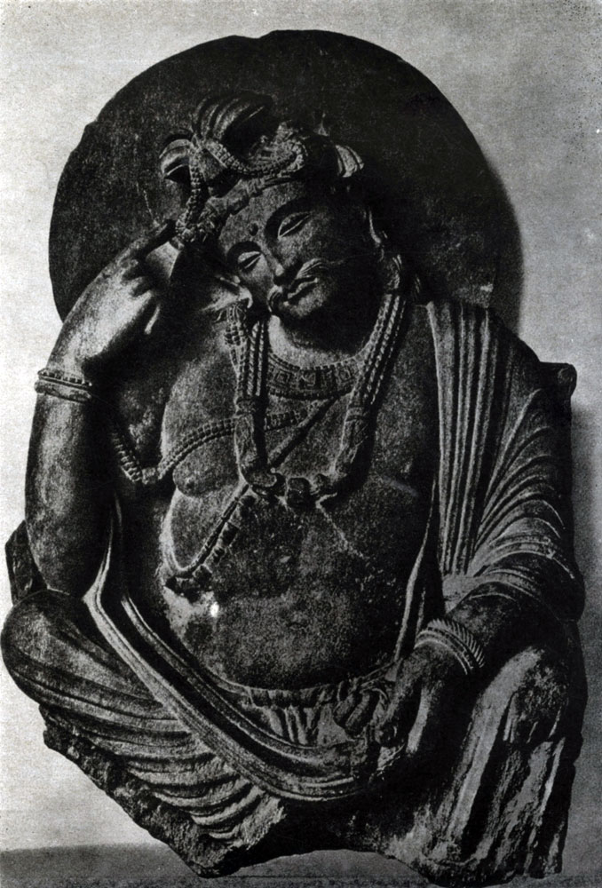 365. Статуя Авалокитешвары из Гандхары. 2—3 вв. н. э. Берлин.