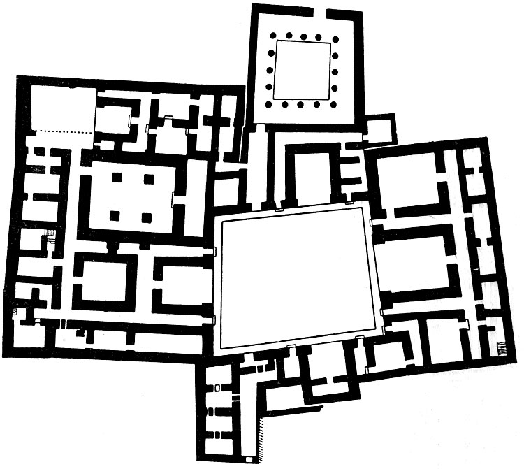 План дворца в Ашшуре.