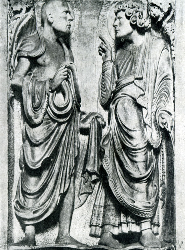 266 б. Пророки.   Рельеф собора   в   Бамберге. 1230-1240 гг.