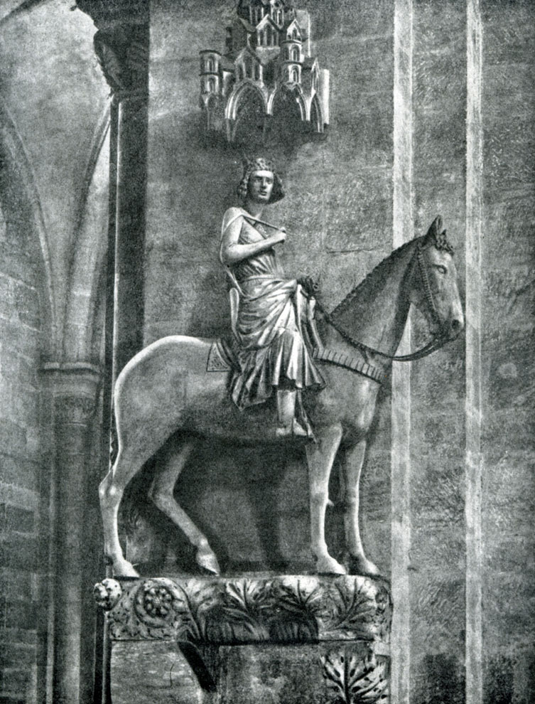 268.  Всадник.    Статуя    собора    в    Бамберге. Около 1230-1240 гг.