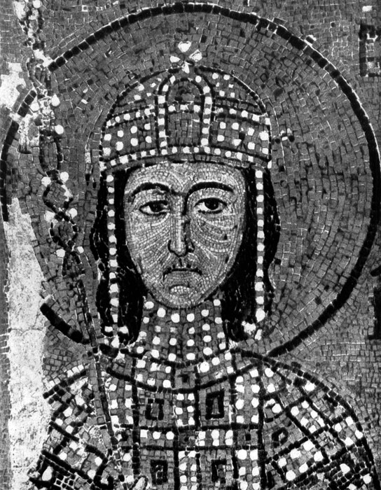  3.  .  .   . 1122.(Alexis Comnene. Mosaique. Sainte-Sophie de Constantinople. 1122.) 