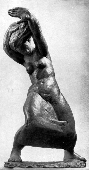  113. . . . . 1926-1927. ,  .(V. Moukhina. 'Le Vent'. Bronze. 1926-1927. Galerie Tretiakov.) 