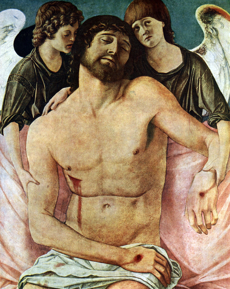 Джованни Беллини. Мертвый Христос и ангелы. После 1475 г. Берлин.