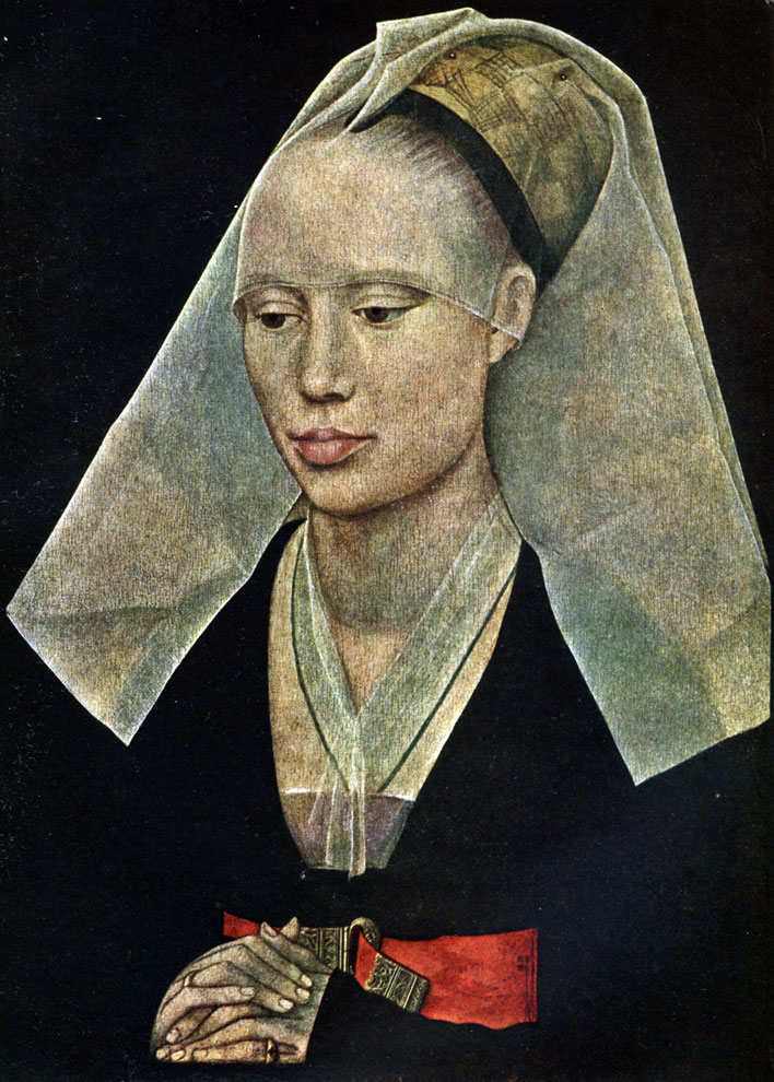 Рогир ван дер Вейден. Портрет молодой женщины. 1455 г. Вашингтон, Национальная галлерея.