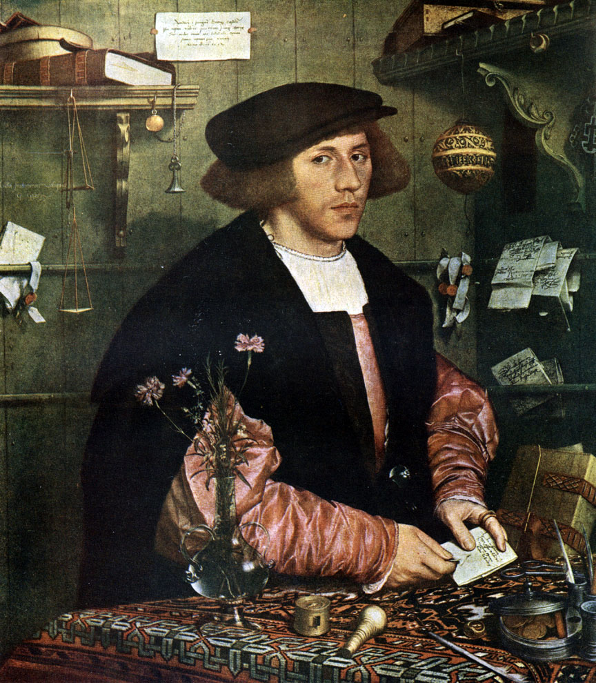 Ганс Гольбейн Младший. Портрет Георга Гисце. 1532 г. Берлин.