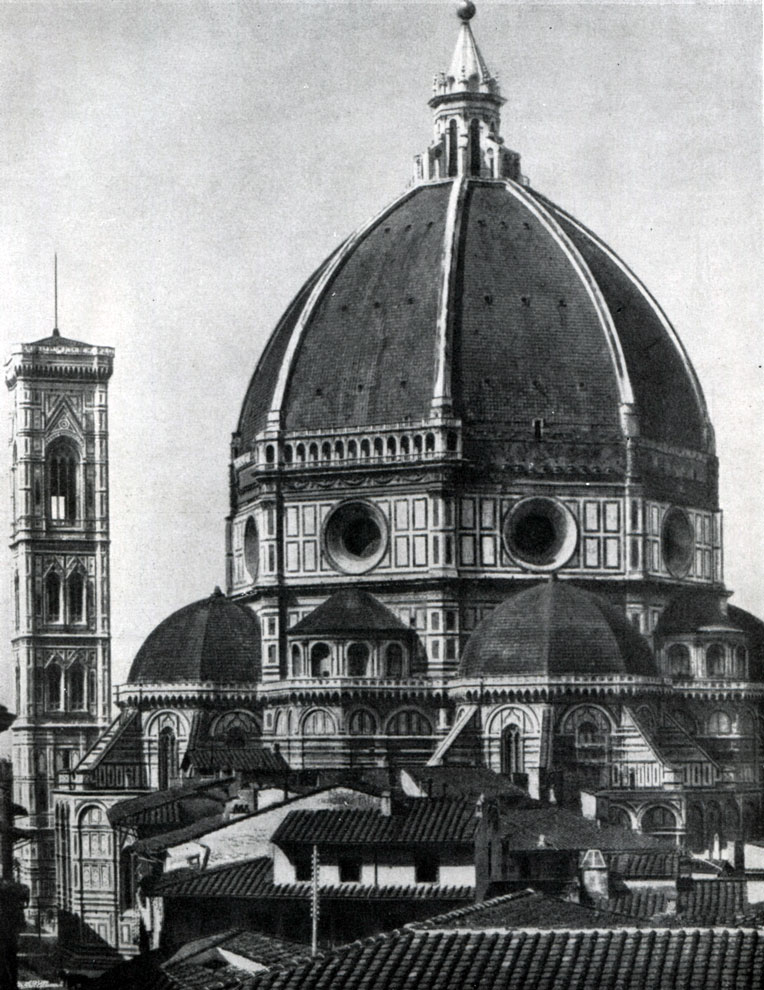 илл.26 Брунеллески. Купол собора Санта Мария дель Фьоре во Флоренции. 1420-1436 гг.