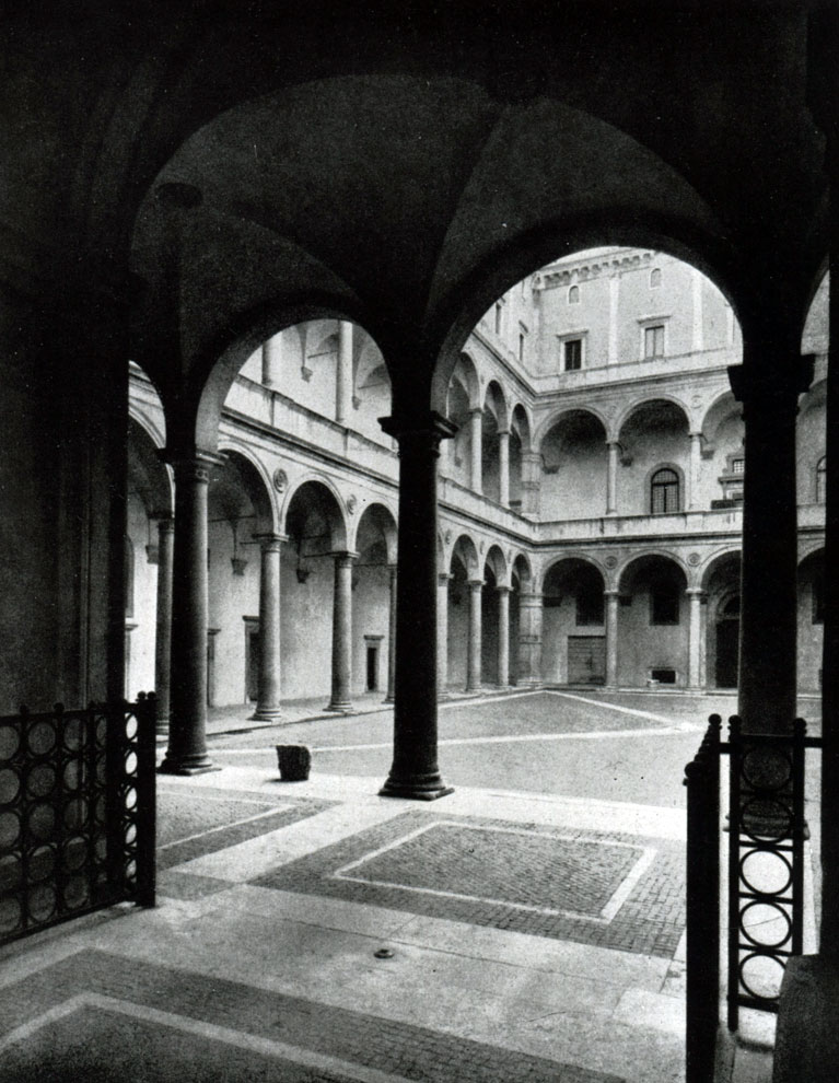 илл.119 Палаццо Канчеллерия в Риме. Внутренний двор. Закончен после 1499 г. 