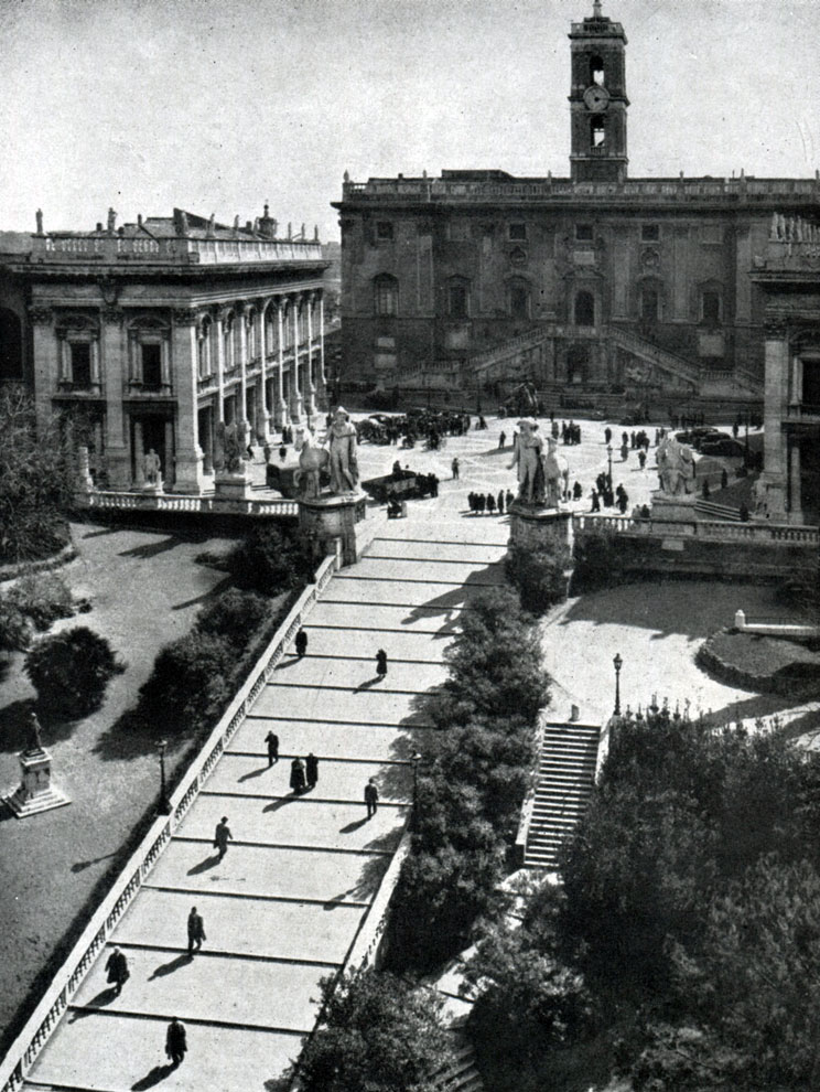 илл.123 Микеланджело. Площадь Капитолия в Риме. После 1536 г. Общий вид.