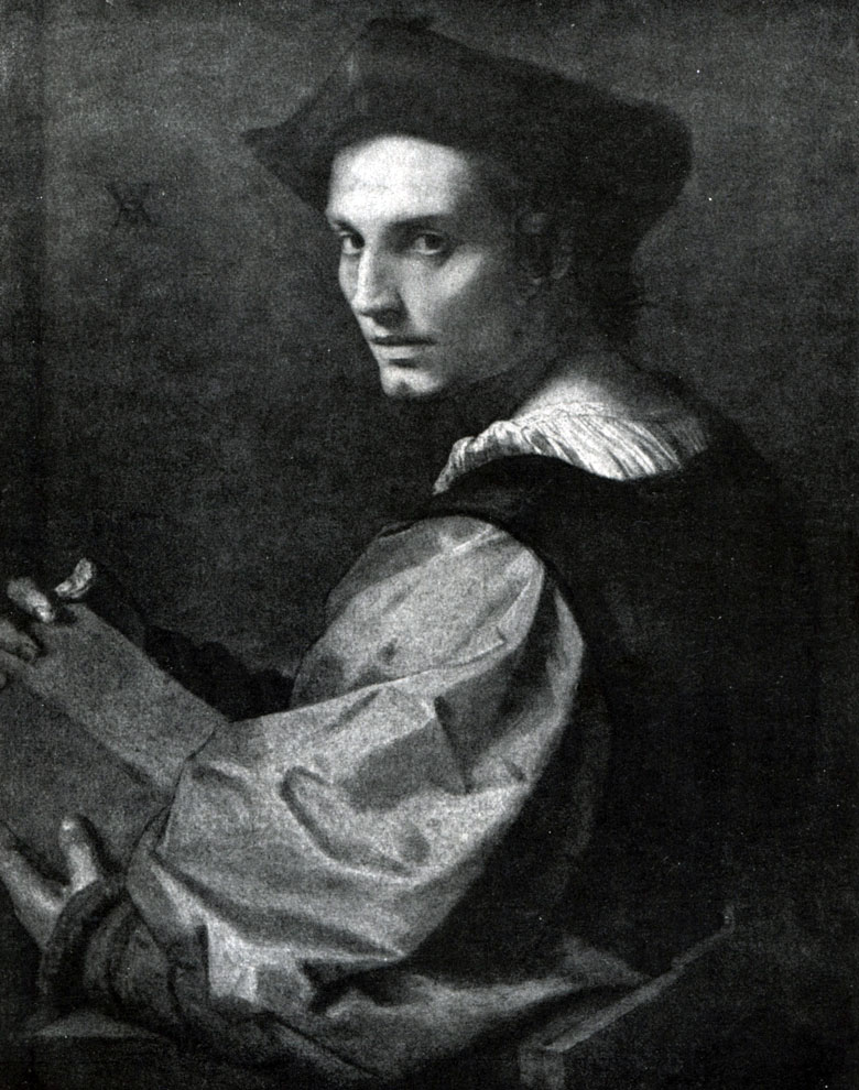 илл.152 Андреа дель Сарто. Портрет скульптора. Ок. 1524 г. Лондон, Национальная галлерея.