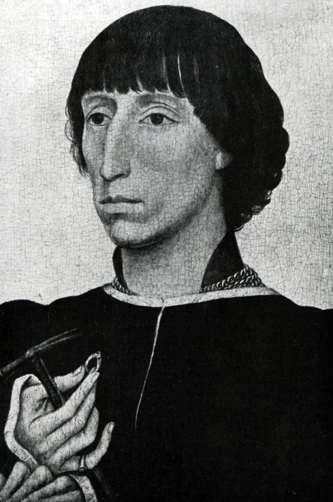 илл.256 Рогир ван дер Вейден. Портрет Франческе д'Эсте. 1450 г. Нью-Йорк, Метрополитен-музей.