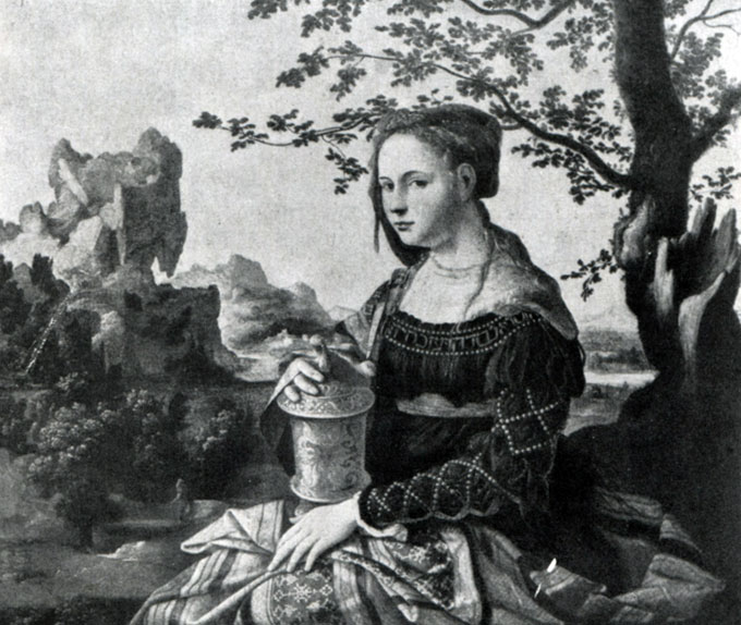 илл.282а Ян ван Скорель. Мария Магдалина. 1529 г. Амстердам, Рейксмузей.