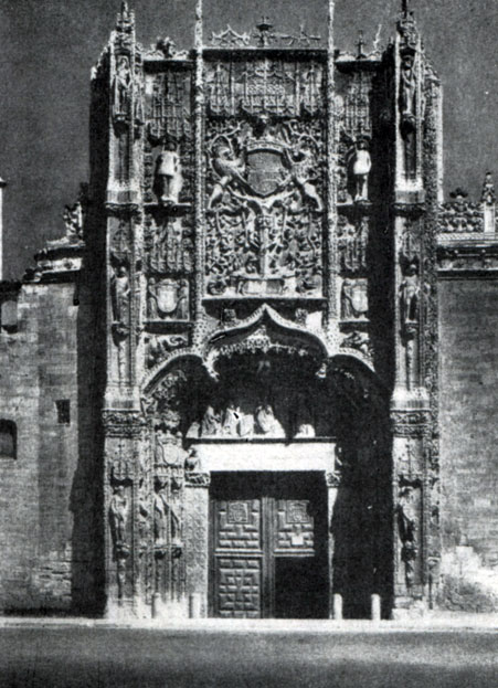 илл.368а Хуан де Гуас. Коллегия Сан Грегорио в Вальядолиде. 1496 г. Фасад.
