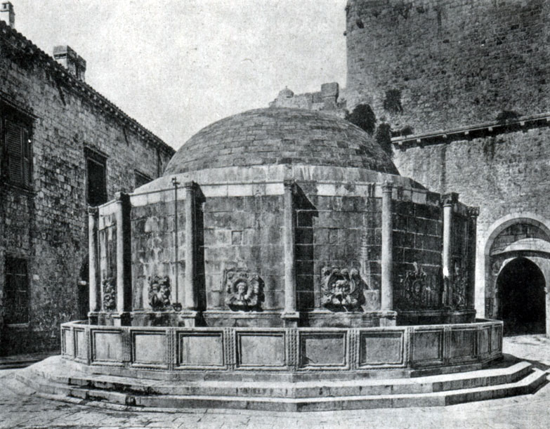 илл.399б Онофрио де ла Кава. Большой фонтан в Дубровнике. 1430-е гг.