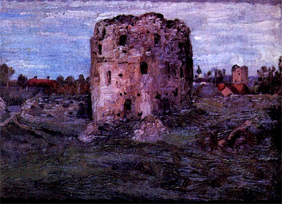 Н. К. Рерих. Псковские башни. 1903