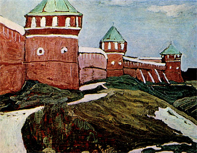 Н. К. Рерих. Суздаль. Спасо-Евфимеев монастырь. 1903