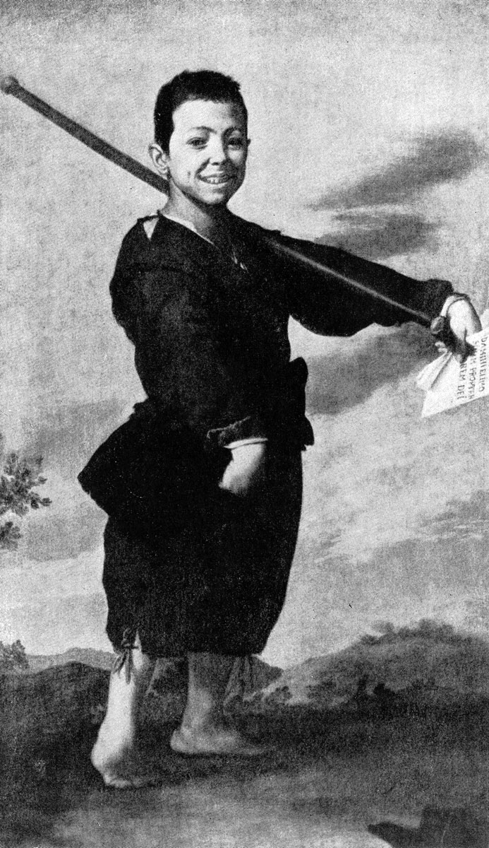 Рибера. Хромоножка. 1642 г. Париж, Лувр. 