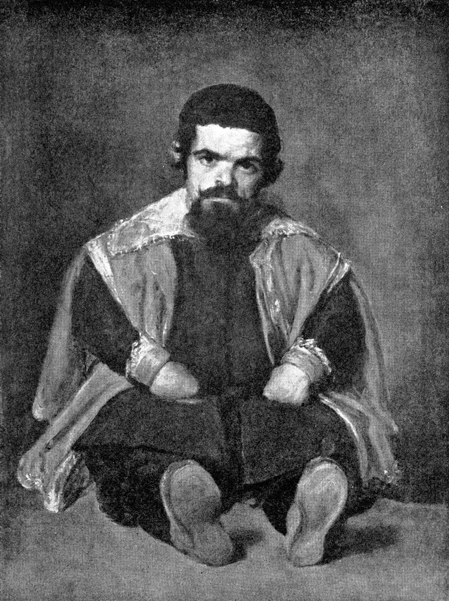 Веласкес. Портрет шута Себастьяно Мора. Ок. 1648 г. Мадрид, Прадо.