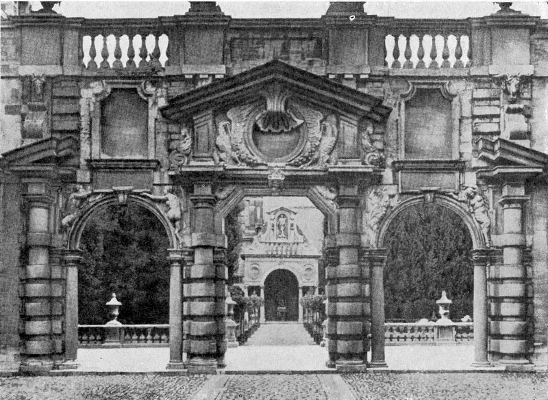 Рубенс. Арка и павильон во дворе дома Рубенса в Антверпене. 1611- 1618 гг.