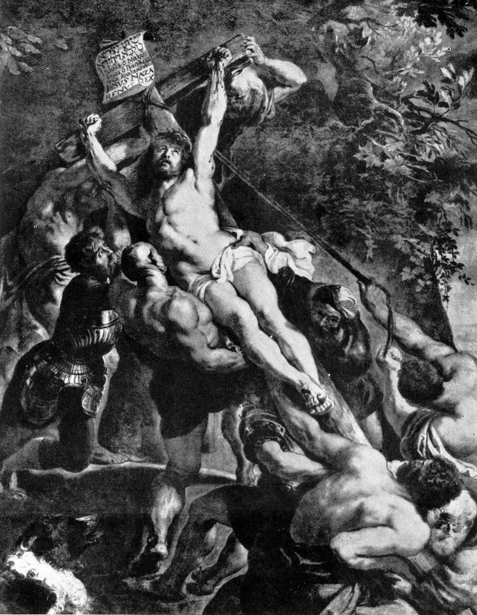 Рубенс. Воздвижение креста. Ок. 1610-1611 гг. Антверпен, собор.