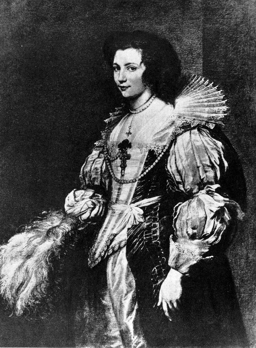 Ван Дейк. Портрет Марии Луизы де Тассис. Между 1627 и 1632 гг. Вена, галлерея Лихтенштейн.