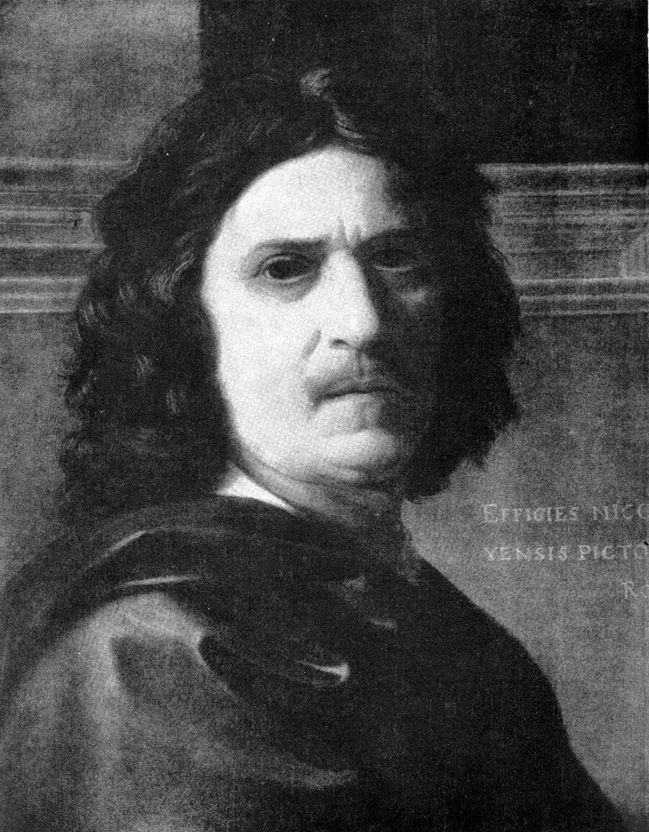 Пуссен. Автопортрет. Фрагмент. 1650 г. Париж, Лувр.