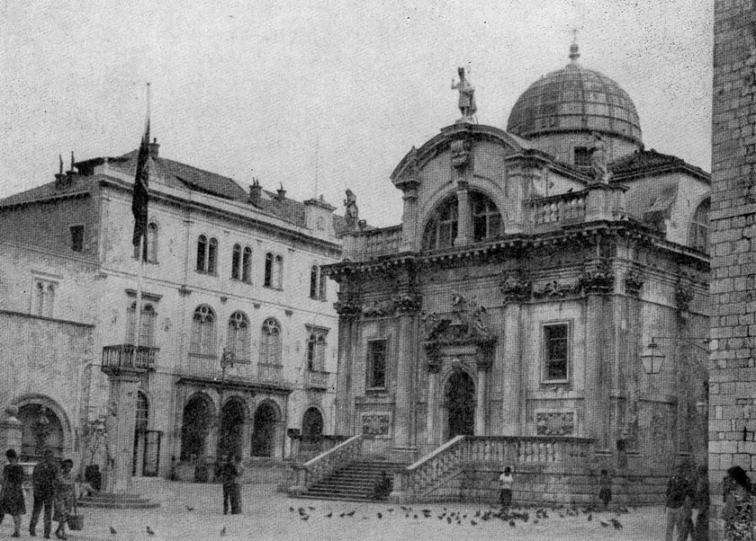 Марино Гропелли. Собор св. Влаха в Дубровнике. 1706-1715 гг. Вид с юго-запада.