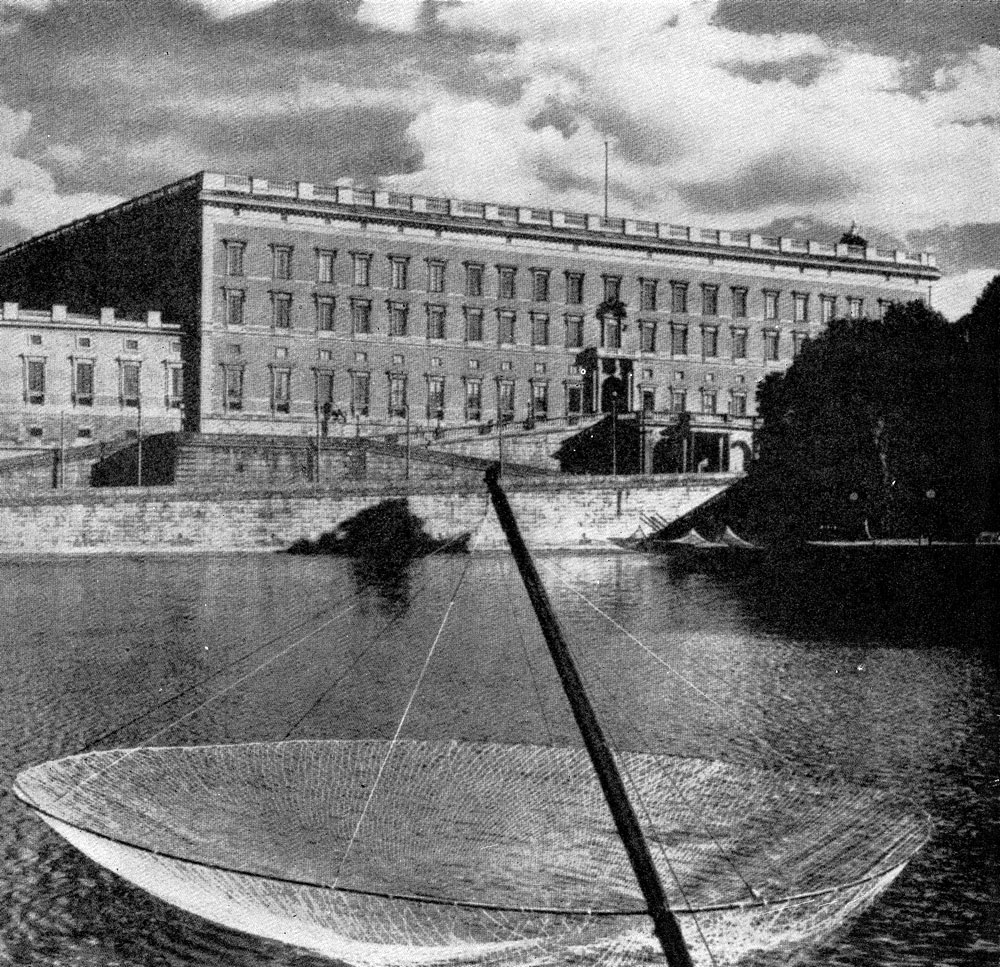 Никодемус Тессин Младший. Королевский дворец в Стокгольме. Начат в 1697 г. Вид с севера.
