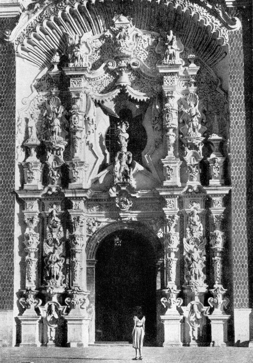 Святилище Окотлан в Тласкала. Ок. 1760 г. Портал.