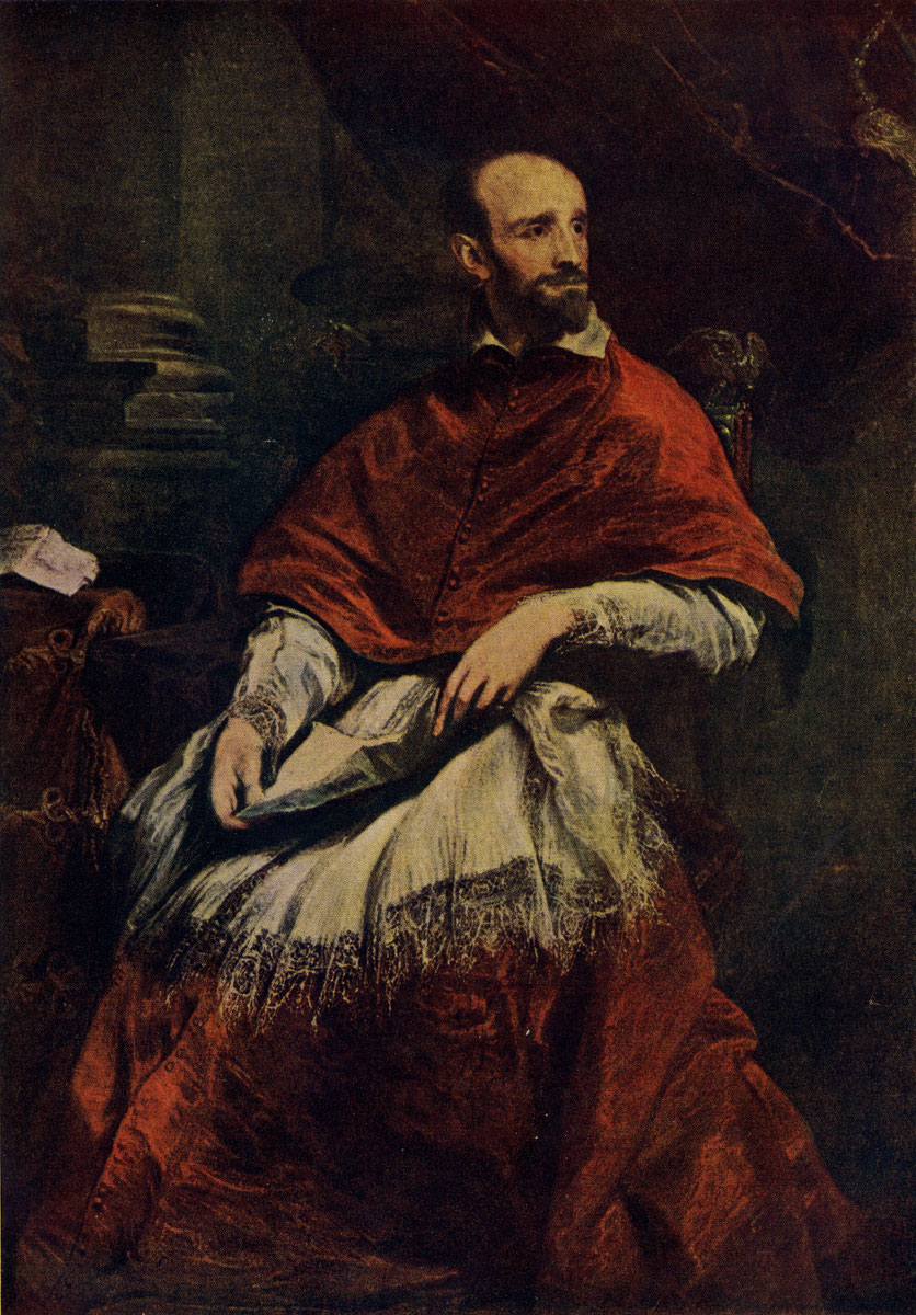 Ван Дейк. Портрет кардинала Гвидо Бентивольо. Ок. 1623 г. Флоренция, галлерея Питти.