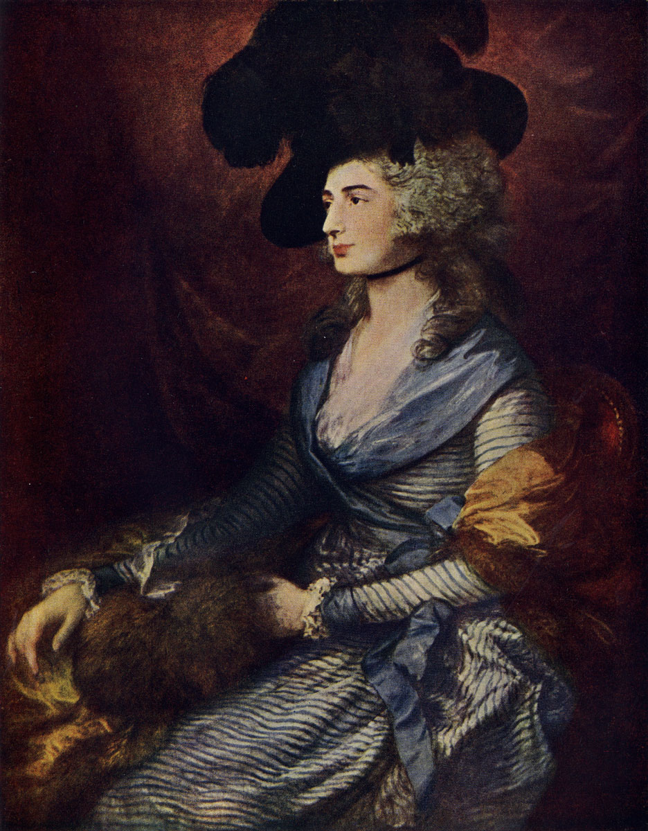 Гейнсборо. Портрет актрисы Сары Сиддонс, 1783-1785 гг. Лондон, Национальная галлерея.