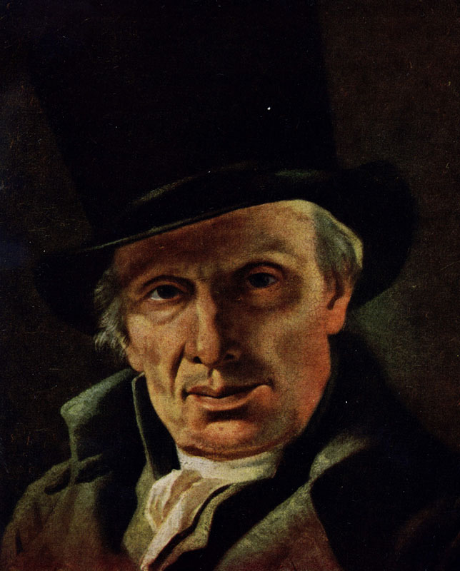  Жак Луи Давид. Голова старика. После 1816 г. Антверпен, Музей изящных искусств
