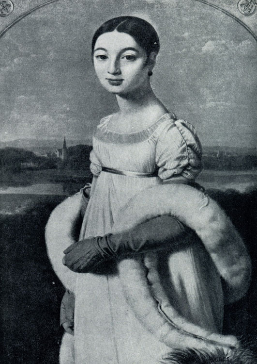 Жан Огюст Доминик Энгр. Портрет м-ль Ривьер. 1805 г. Париж, Лувр.