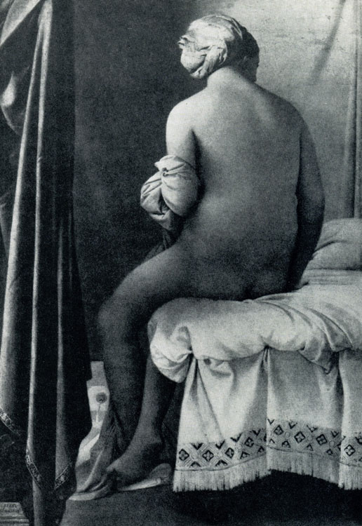 Жан Огюст Доминик Энгр. Купальщица. 1808 г. Париж, Лувр.