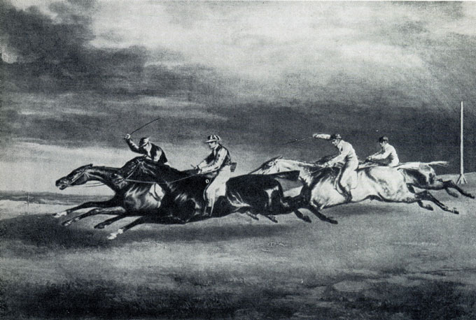 Теодор Жерико. Скачки в Эпсоме. 1821 г. Париж, Лувр.