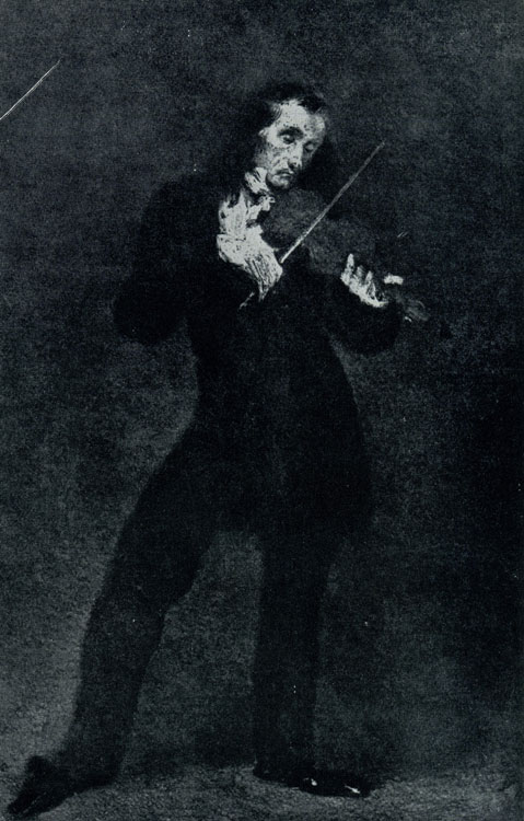 Эжен Делакруа. Портрет Никколо Паганини. Ок. 1831 г. Вашингтон, собрание Филлипс.