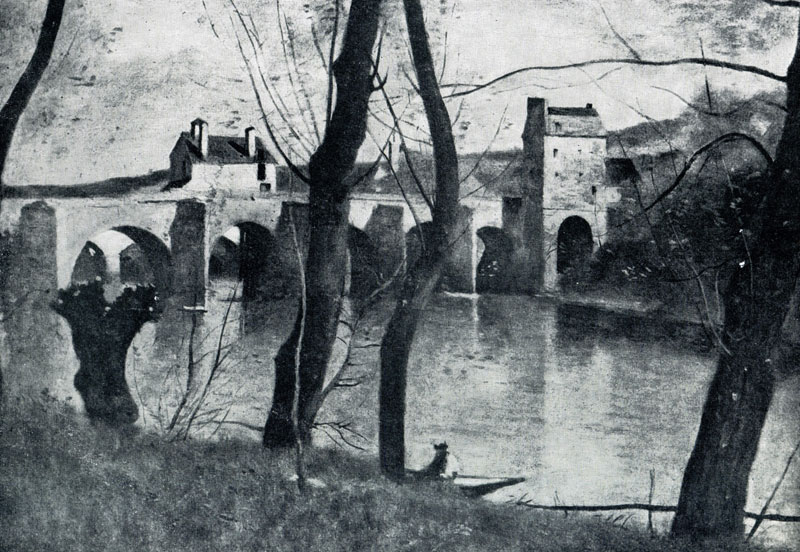 Камиль Коро. Мост в Манте. 1868—1870 гг. Париж, Лувр.