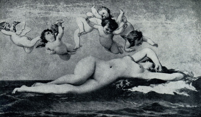 Александр Кабанель. Рождение Венеры. Ок. 1863 г. Париж, Лувр.