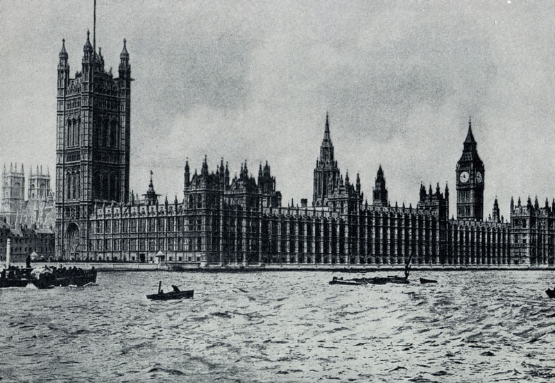 Чарлз Бэрри, Огастес Пьюджин, Эдуард Бэрри. Парламент в Лондоне. 1840—1868 гг. Общий вид.