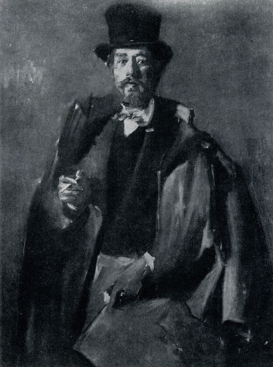 Вильгельм Лейбль. Портрет Пала Синеи-Мерше. 1869 г. Будапешт, Музей изобразительных искусств.