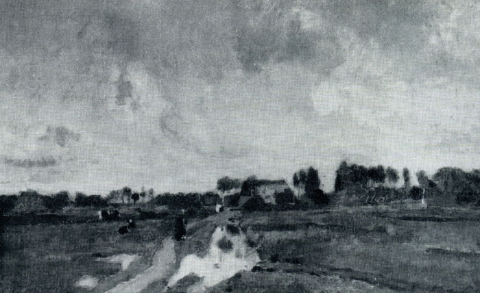 Ласло Паал. Облака. 1871 г. Будапешт, Венгерская национальная галлерея.