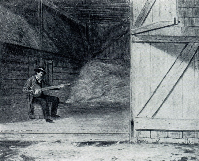 Уильям Сидней Маунт. Игрок на банджо. Ок. 1855 г. Детройт, Институт изящных искусств.