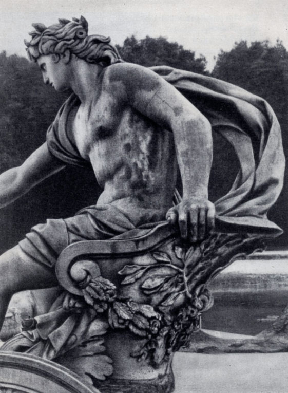 Жан Батист Тюби. Фонтан Аполлона в парке Версаля. Фрагмент. 1668 - 1671
