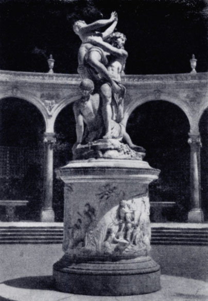 Франсуа Жирардон. Похищение Прозерпины. Скульптурная группа в парке Версаля. 1677