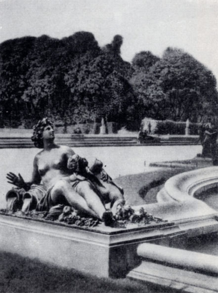 Антуан Куазевокс. Статуя реки Дордони в парке Версаля. 1680-е гг
